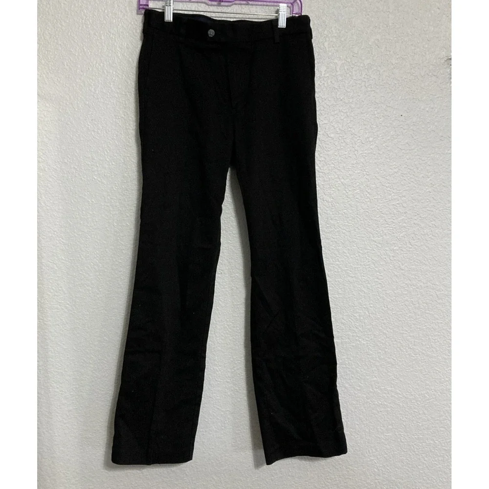 Roundtree & Yorke Black travelSmart Chinos w/Core Comfort Waistband -‎ SZ 28x30
